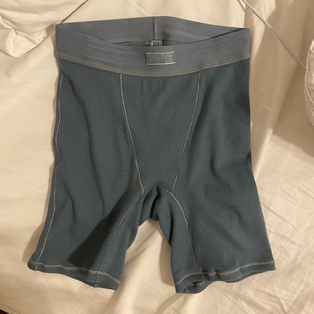 SKIMS Cotton Rib Boxer - Kyanite